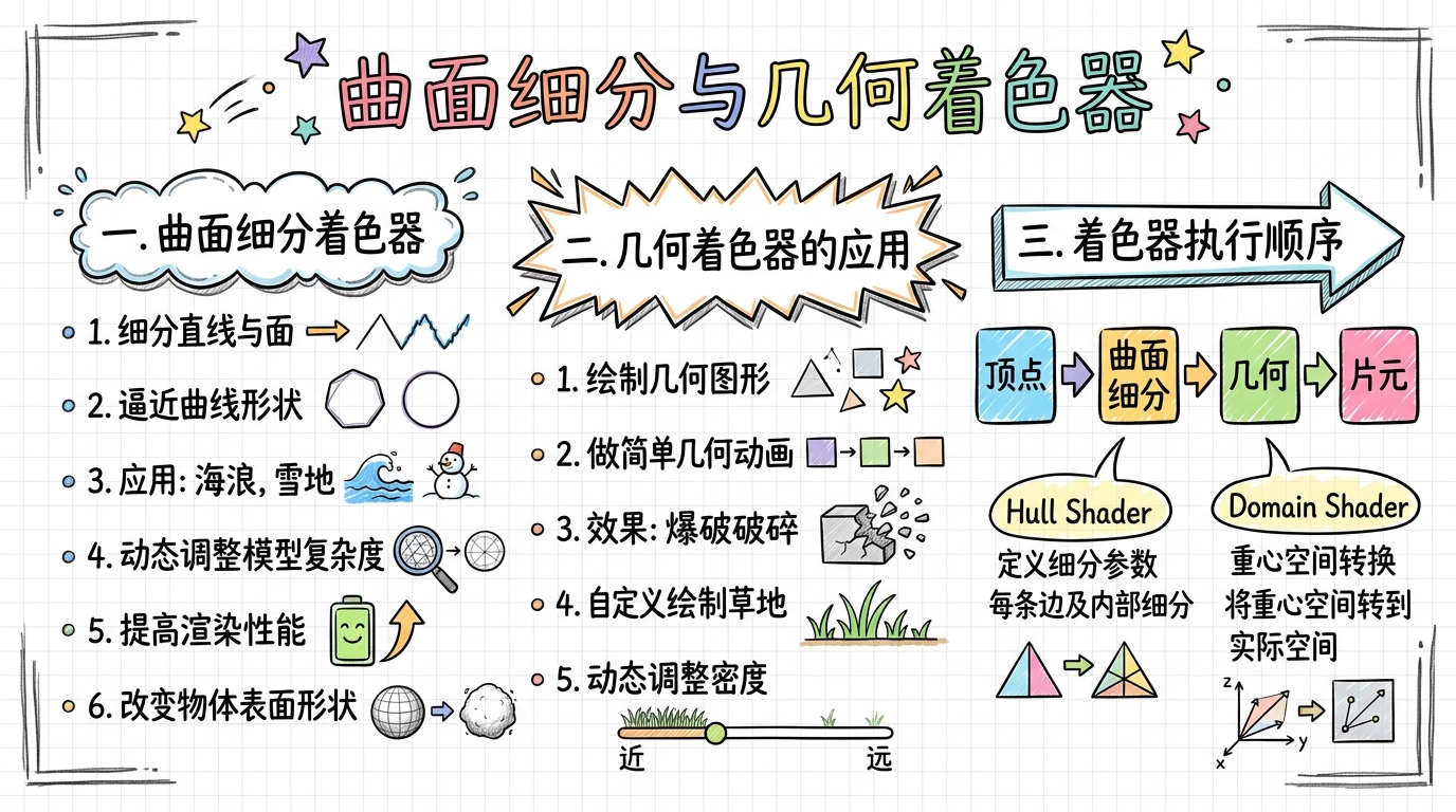 曲面细分与几何着色器